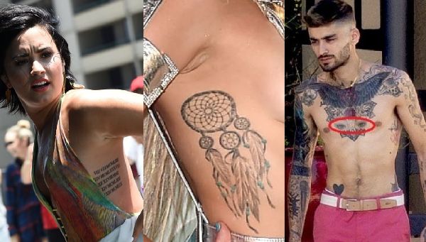 10 Pop Stars that have Meaningful and Beautiful Tattoos