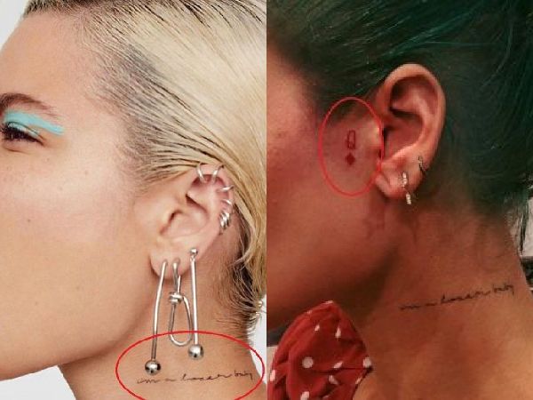 Halsey - 10 Pop Stars that have meaningful and beautiful tattoos