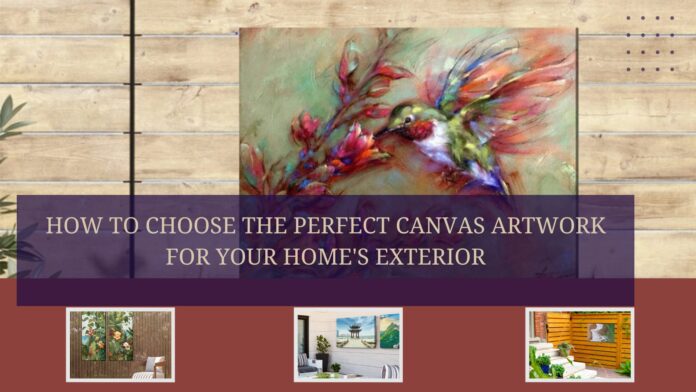 How to choose canvas for outdoor space